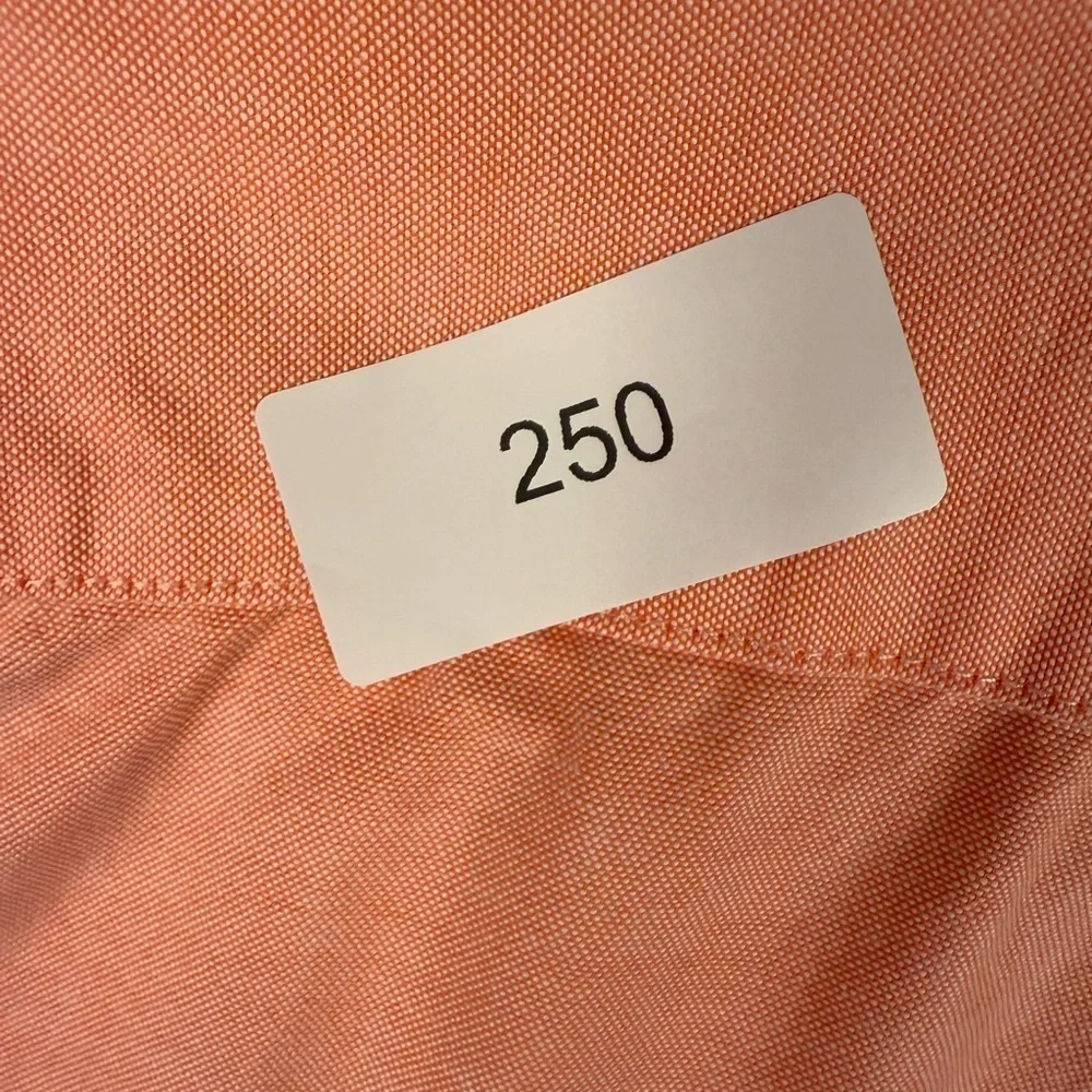 Banana republic cotton button down untucked shirt XL coral preowned